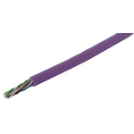 RS PRO Cat5e Ethernet Cable, U/UTP, Purple PVC Sheath, 305m, Low Smoke Zero Halogen (LSZH)