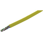 RS PRO Cat6 Ethernet Cable, U/UTP, Yellow PVC Sheath, 305m, Low Smoke Zero Halogen (LSZH)