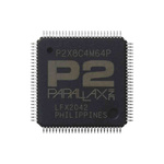 Parallax Inc P2X8C4M64P, 32bit Microcontroller MCU, Propeller, 25MHz, 16 kB ROM, 100-Pin TQFP