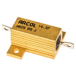 Arcol, 500mΩ 25W Wire Wound Chassis Mount Resistor HS25 R5 J ±5%