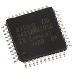 Zilog Z8F6421AN020SG, 8bit Z8 Microcontroller, Z8 Encore! XP, 20MHz, 64 kB Flash, 44-Pin LQFP