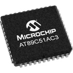 Microchip AT89C51AC3-S3SUM, 8bit 8 bit CPU Microcontroller, AT89C51, 60MHz, 64 kB Flash, 52-Pin PLCC