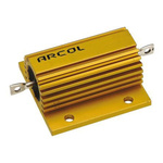 Arcol, 100mΩ 75W Wire Wound Chassis Mount Resistor HS75 R1 J ±5%