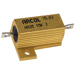 Arcol, 15kΩ 25W Wire Wound Chassis Mount Resistor HS25 15K J ±5%