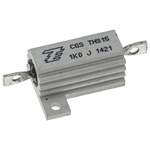TE Connectivity, 1kΩ 15W Wire Wound Chassis Mount Resistor THS151K0J ±5%