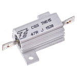 TE Connectivity, 47Ω 15W Wire Wound Chassis Mount Resistor THS1547RJ ±5%