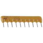 Bourns Bussed Resistor Network 1kΩ ±2% 9 Resistors, 1.25W Total, SIP package 4600X Through Hole