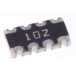 Bourns, CAT16 1kΩ ±5% Isolated Resistor Array, 4 Resistors, 0.25W total, 1206 (3216M), Concave
