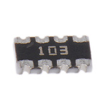 Bourns, CAT16 10kΩ ±5% Isolated Resistor Array, 4 Resistors, 0.25W total, 1206 (3216M), Concave