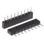 Bourns, 4600X 10kΩ ±2% Bussed Resistor Array, 8 Resistors, 1.13W total, SIP