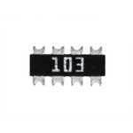 KOA, CN 100Ω ±5% Isolated Resistor Array, 4 Resistors, 0603 (1608M), Concave