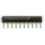 CTS, 770 4.7kΩ ±2% Isolated Resistor Array, 4 Resistors, 150mW total, SIP, Pin
