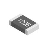 RS PRO 3.6kΩ, 1206 Thick Film SMD Resistor ±1% 0.25W