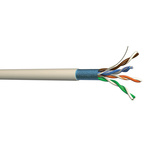 CAE Cat5e Ethernet Cable, F/UTP, Grey PVC Sheath, 305m, IEC 60332-1