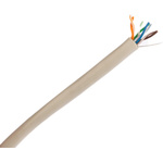 CAE Cat5e Ethernet Cable, F/UTP, Grey PVC Sheath, 100m, IEC 60332-1