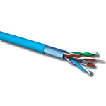 CAE Cat6 Ethernet Cable, F/UTP, Blue LSZH Sheath, 100m, Low Smoke Zero Halogen (LSZH)