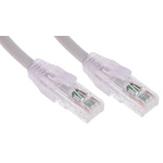 Molex Premise Networks Cat6 Male RJ45 to Male RJ45 Ethernet Cable, U/UTP, Grey PVC Sheath, 2m