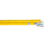CAE Cat7a Ethernet Cable, S/FTP, Yellow LSZH Sheath, 100m