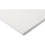 White Plastic Sheet, 600mm x 300mm x 3mm