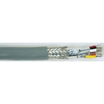 Alpha Wire Cat5 Ethernet Cable, SF/FTP, Grey PVC Sheath, 30m