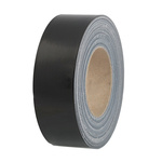 RS PRO Black Duct Tape, 50mm x 50m, 0.26mm Thick
