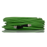 Turck Cat5e Straight Male M12 to Straight Male RJ45 Ethernet Cable, Aluminium foil with a braided tin-plated copper