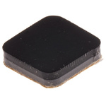 RS PRO Square Adhesive Non Slip Pad 12.7 x 12.7mm Polymer