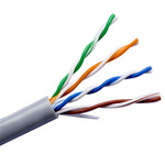 Belden Cat5e Ethernet Cable, U/UTP, Grey PVC Sheath, 305m