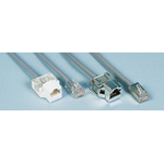 Decelect Cat5 Male RJ45 to Female RJ45 Ethernet Cable, F/UTP, 3m