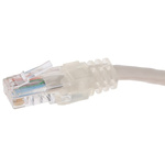 Decelect Cat5 Male RJ45 to Male RJ45 Ethernet Cable, U/UTP, Grey, 3m