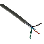 Belden Cat5e Ethernet Cable, F/UTP, Grey LSZH Sheath, 305m, Low Smoke Zero Halogen (LSZH)