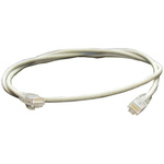 Polyco Healthline Cat6 Cable, U/UTP, Grey PVC Sheath, 5m