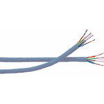 Belden Cat6 Ethernet Cable, U/UTP, Grey PVC Sheath, 100m