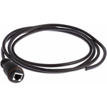 Brad from Molex Cat5e Straight Male RJ45 to Unterminated Ethernet Cable, F/UTP, Black PUR Sheath, 2m