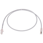 Molex Premise Networks Cat5e Straight Male RJ45 to Straight Male RJ45 Ethernet Cable, U/UTP, Grey PVC Sheath, 1m