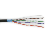 Brad from Molex Cat5e Ethernet Cable, F/UTP, Black PE Sheath, 304m