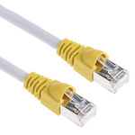 Telegartner Cat6a Male RJ45 to Male RJ45 Ethernet Cable, S/FTP, Grey LSZH Sheath, 2m