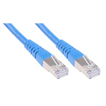 Roline Cat6 Male RJ45 to Male RJ45 Ethernet Cable, S/FTP, Blue PVC Sheath, 10m