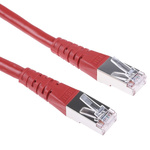 Roline Cat6 Male RJ45 to Male RJ45 Ethernet Cable, S/FTP, Red PVC Sheath, 15m