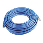 Roline Cat6 Male RJ45 to Male RJ45 Ethernet Cable, S/FTP, Blue PVC Sheath, 20m