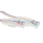 Decelect Cat5 Male RJ45 to Male RJ45 Ethernet Cable, U/UTP, Grey, 0.5m