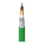 Belden Cat5e Unterminated to Unterminated Ethernet Cable, SF/UTP, Green PVC Sheath, 305m, Flame Retardant