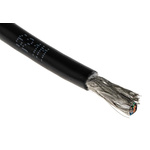 Belden Cat5e Ethernet Cable, SF/UTP, Black PUR Sheath, 305m, Flame Retardant