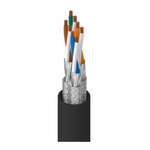 Belden Cat7 Ethernet Cable, S/FTP, Black PUR Sheath, 305m