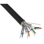 Belden Cat7 Ethernet Cable, S/FTP, Black FRNC Sheath, 305m