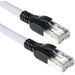 Bel-Stewart Cat7 Male ARJ45 to Male ARJ45 Ethernet Cable, STP, Grey, 2m, Low Smoke Zero Halogen (LSZH)
