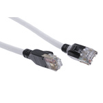 Bel-Stewart Cat7 Male ARJ45 to Male ARJ45 Ethernet Cable, STP, Grey, 5m, Low Smoke Zero Halogen (LSZH)