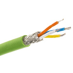 Siemens Cat5 Ethernet Cable, SF/UTP, Green PVC Sheath, 20m
