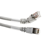 Weidmuller Cat6 Right Angle Male RJ45 to Straight Male RJ45 Ethernet Cable, S/FTP, Grey LSZH Sheath, 5m