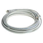 Weidmuller Cat6 Right Angle Male RJ45 to Straight Male RJ45 Ethernet Cable, S/FTP, Grey LSZH Sheath, 10m, Low Smoke